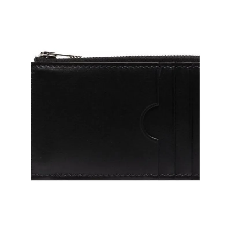 Acne Studios Cow Leather Wallet Medium Size Women's Black-4