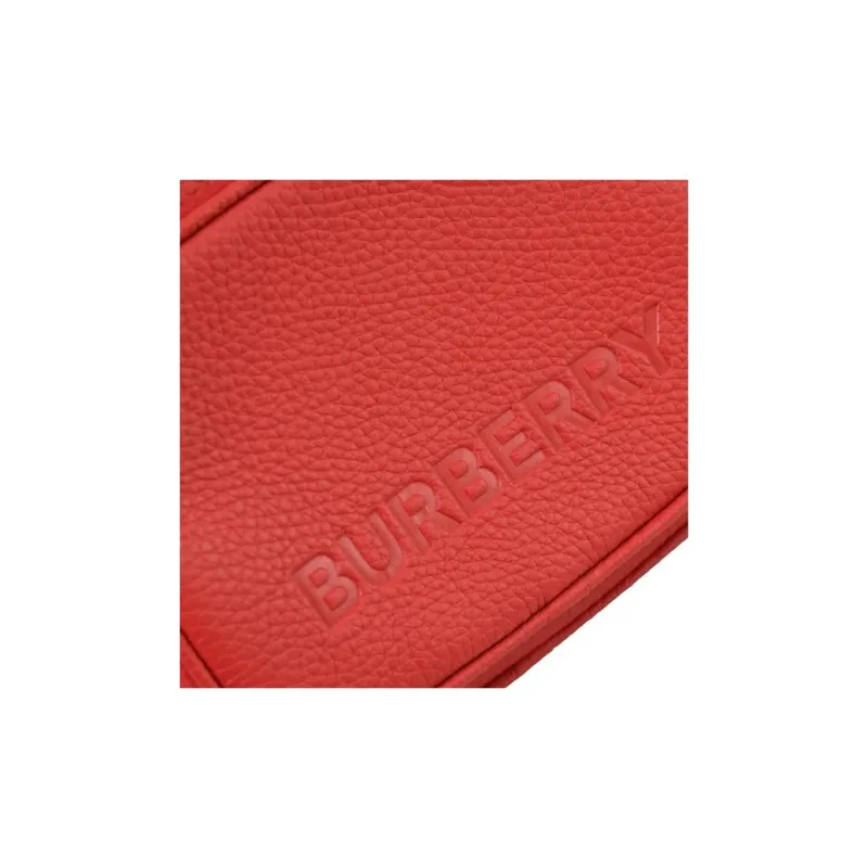 Burberry Cow Leather Camera Bag Shoulder Bag Crossbody Bag Women's Red-4