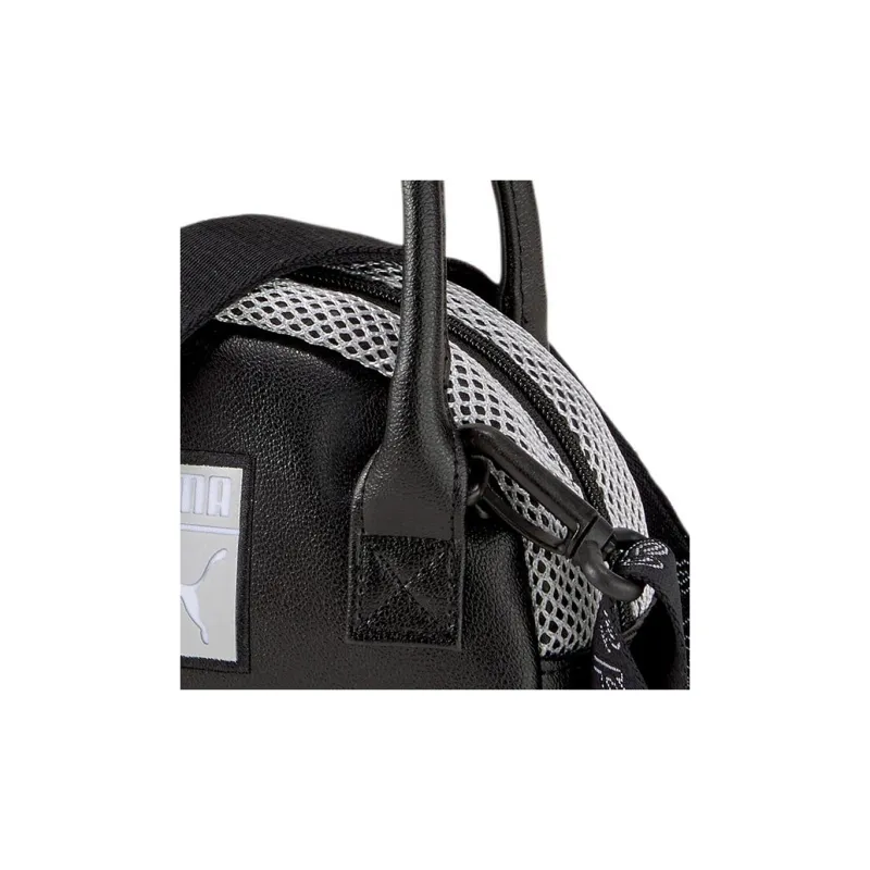 PUMA Polyurethane Handbag, Shoulder Bag, Crossbody Bag Mini Women's Pure Black-4