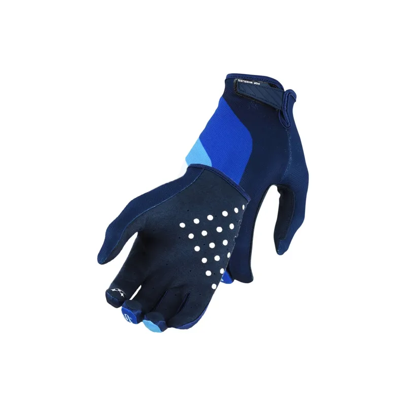 GXT Riding Equipment Cycling Glove Unisex Palm Microfiber Back Of Hand Twill Red Blue Black-2
