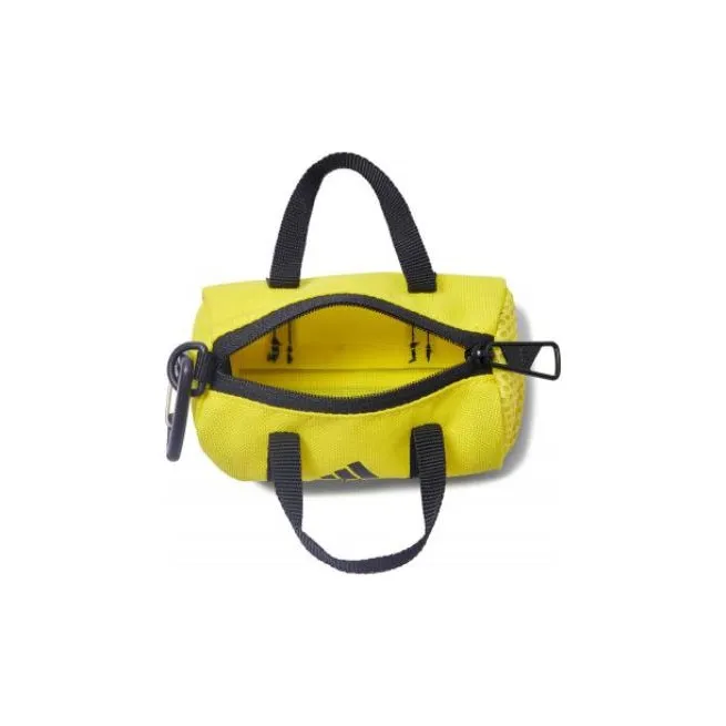 Adidas Polyester Key Pouch Coin Purse Mini Unisex Neon Yellow-4