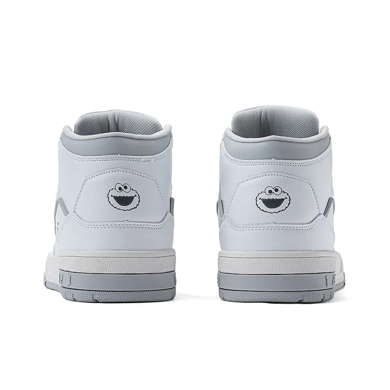 SESAME STREET Cushioned Wear Resistant Lightweight Breathable Slip Resistant High Top Skateboard Shoes Unisex-26