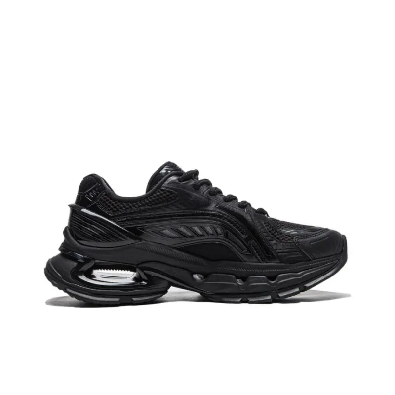 LiNing Furious Rider BOW Slip Resistant Low Top Running Shoes Men's Black-2