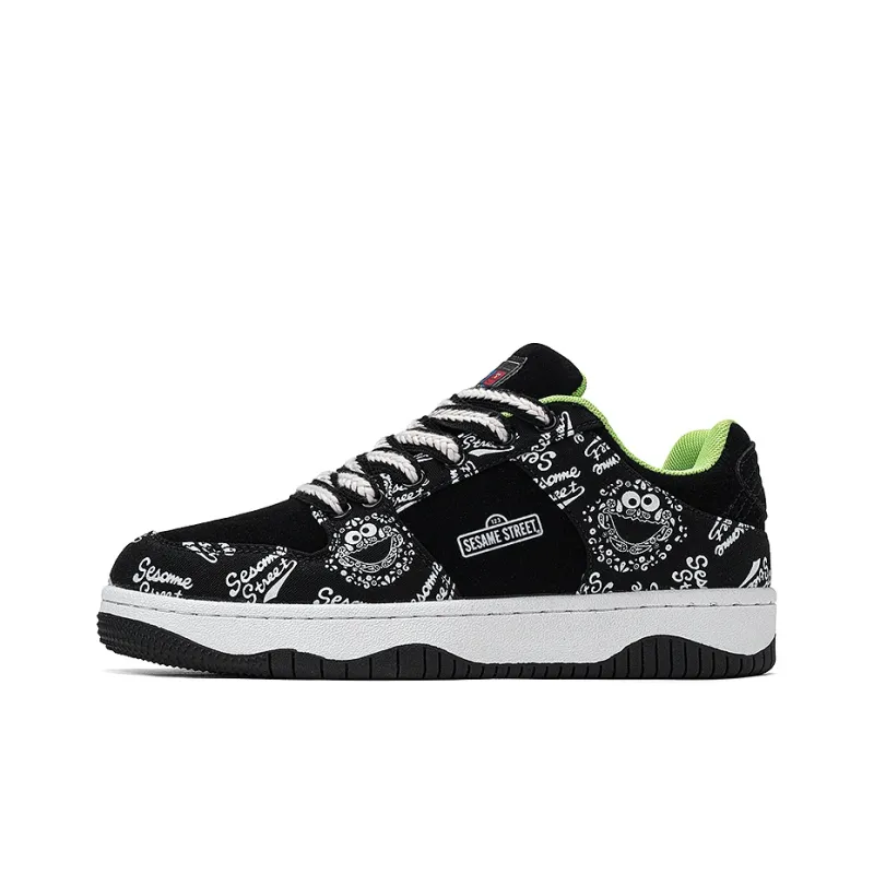 SESAME STREET Slip Resistant, Abrasion Resistant, Thermal Low Top Canvas Shoes Unisex-0