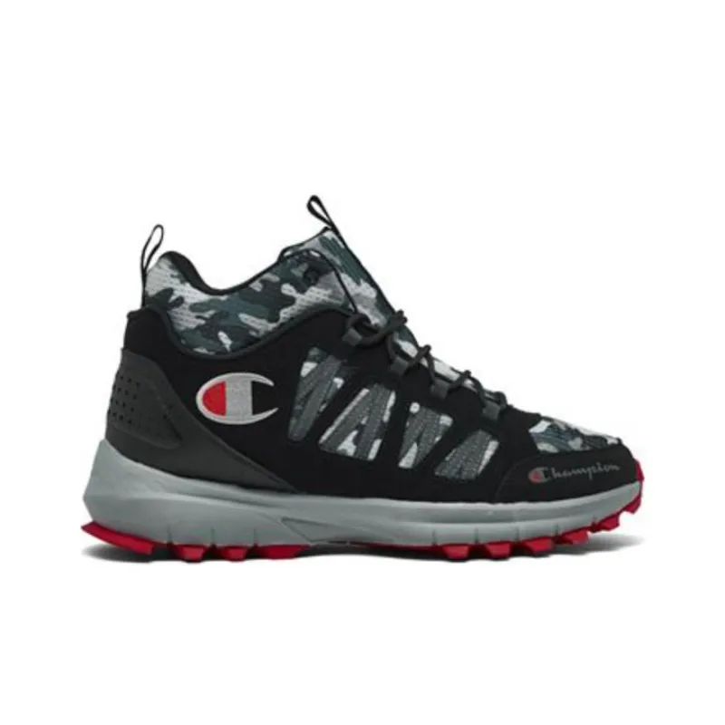 Champion Rasta Boots Slip Resistant Cushioning Mid Top Casual Shoes Men's Black-1