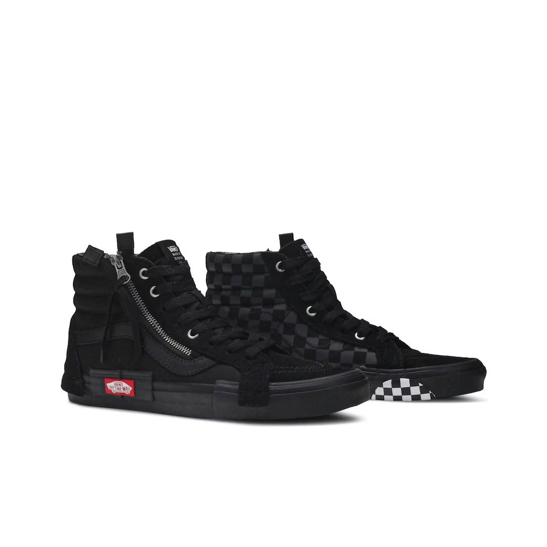 Sk8 Hi sneakers i sort ruskind fra Vans Vans Sk8 Hi Cap LX Reissue Black Checkerboard US W 5.5