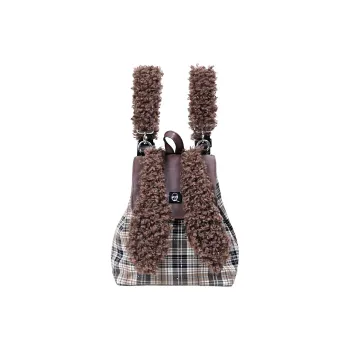 REBIRTH Canvas Backpack Large Size Women's Caramel Rabbit Millennium Purple Bunny