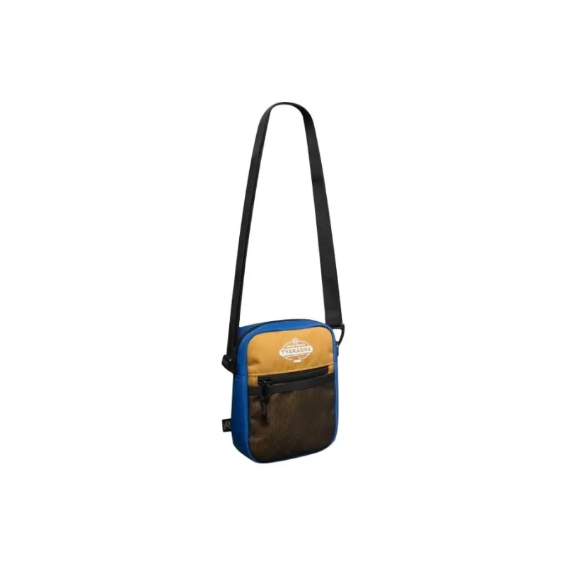 PUMA TYAKASH Collaboration Polyester Sling Bag Crossbody Bag Shoulder Bag Unisex Glacier Blue/Brick Red/Brown-2