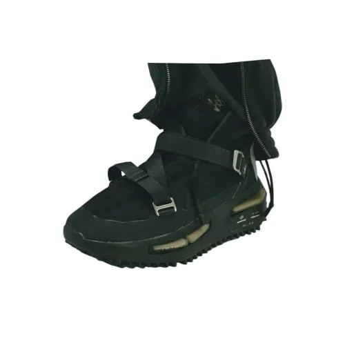 HAMCUS x Adidas Originals NMD S1 Cushioned Wear Resistant Moisture Wicking High Top Casual Shoes Men's Black