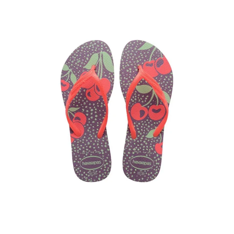 Havaianas Flip Flops Women's Fuchsia Green-3