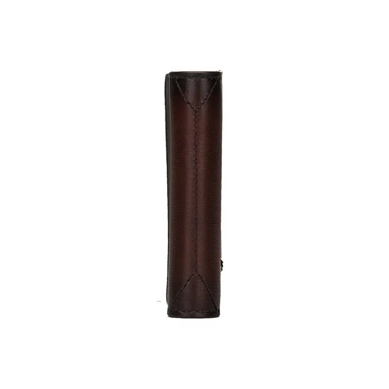 MONTBLANC Leather Wallets Card Holders Men's Dark Red-3