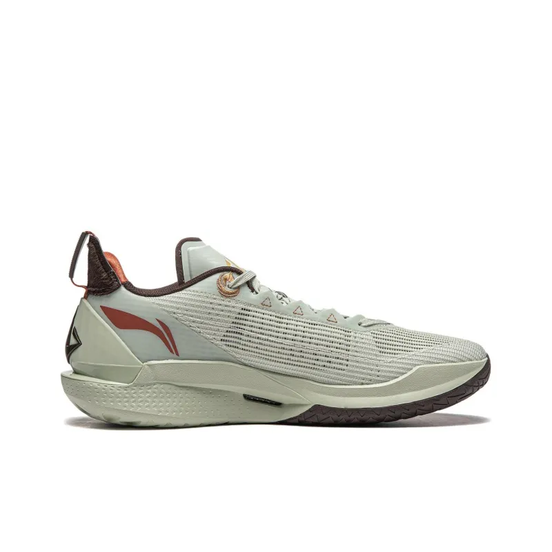 LiNing Jimmy Butler 2 Cushioning Low Top Basketball Shoes Men's Gray Red-1