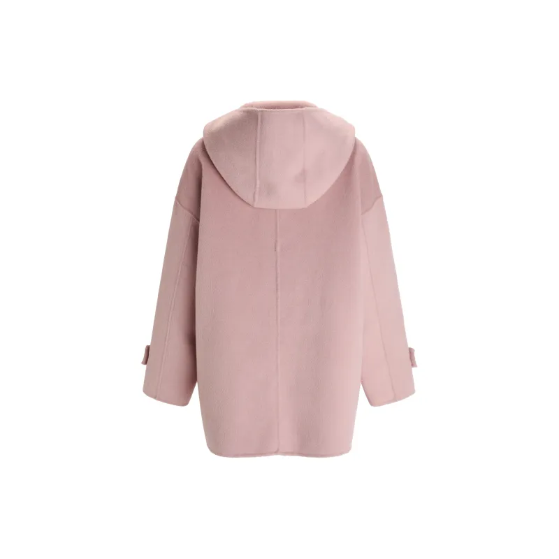 CHIWAWAMEME Velvet feel Coat Women's Pink-1