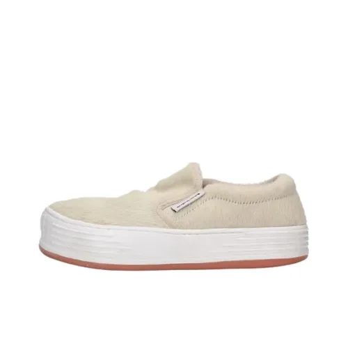 PALM ANGELS Low-Top Skateboard Shoes Women's Ecru