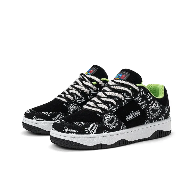 SESAME STREET Slip Resistant, Abrasion Resistant, Thermal Low Top Canvas Shoes Unisex-1