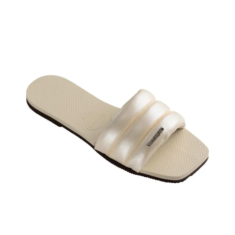 Havaianas Slide Slippers Women's Beige-1