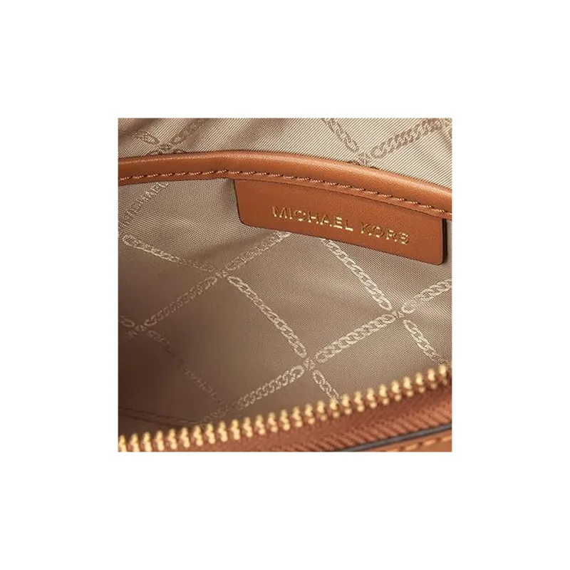 MICHAEL KORS Jet Set Charm PU Handbag, Shoulder Bag Medium Size Women's Beige-3