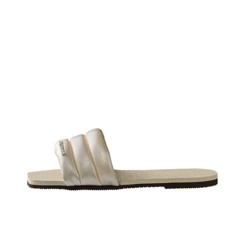 Havaianas Slide Slippers Women's Beige-0