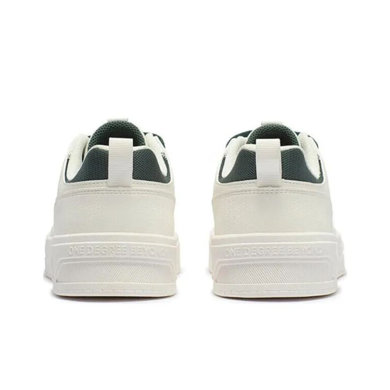 361° Slip Resistant Cushioning Low Top Skateboard Shoes Men's White Green-3