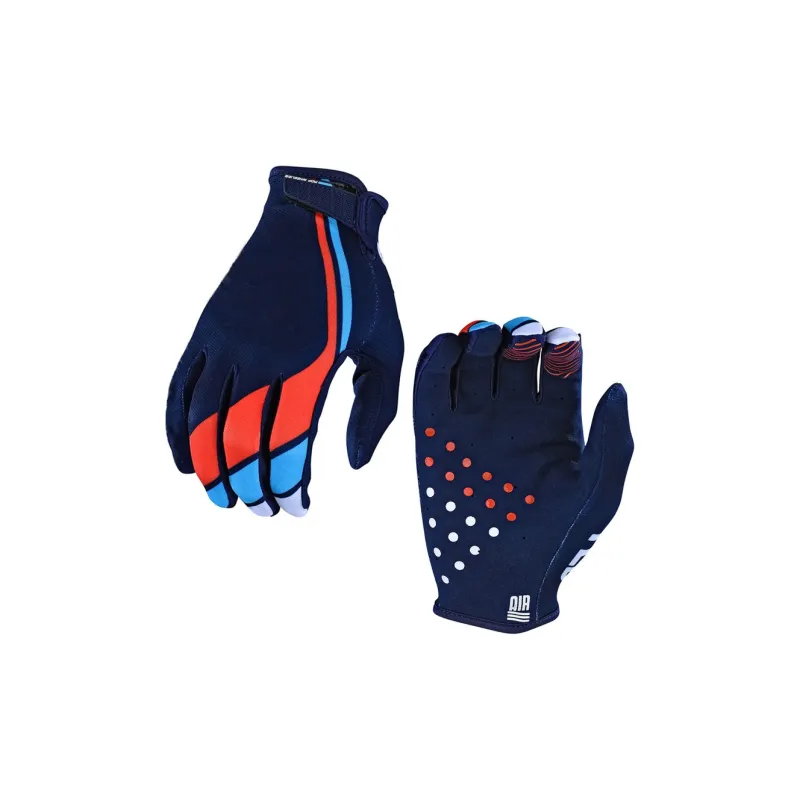 GXT Riding Equipment Cycling Glove Unisex Palm Microfiber Back Of Hand Twill White Red Black-4