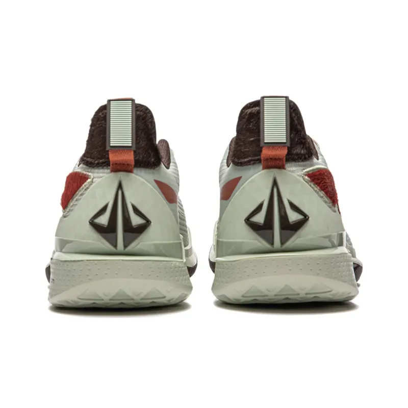 LiNing Jimmy Butler 2 Cushioning Low Top Basketball Shoes Men's Gray Red-5