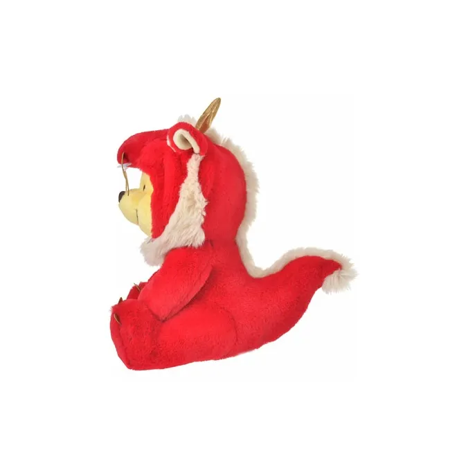 Disney ETO POOH M Red 2024 Year Of The Dragon Limited Edition Winnie Dolls Plush Doll 42cm High-2