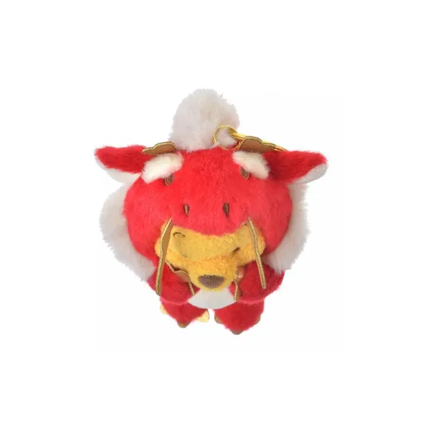 Disney ETO POOH M Red 2024 Year Of The Dragon Limited Edition Winnie Dolls Plush Pendant 16.5cm Height-2