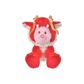 Disney Xinxin Toward Dragon Collection Piglet Prosperous Dragon Collection Small Size Dolls Plush Doll 14cm Height