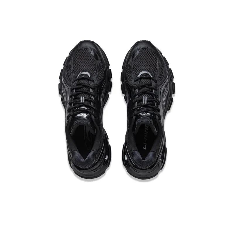 LiNing Furious Rider BOW Slip Resistant Low Top Running Shoes Men's Black-3