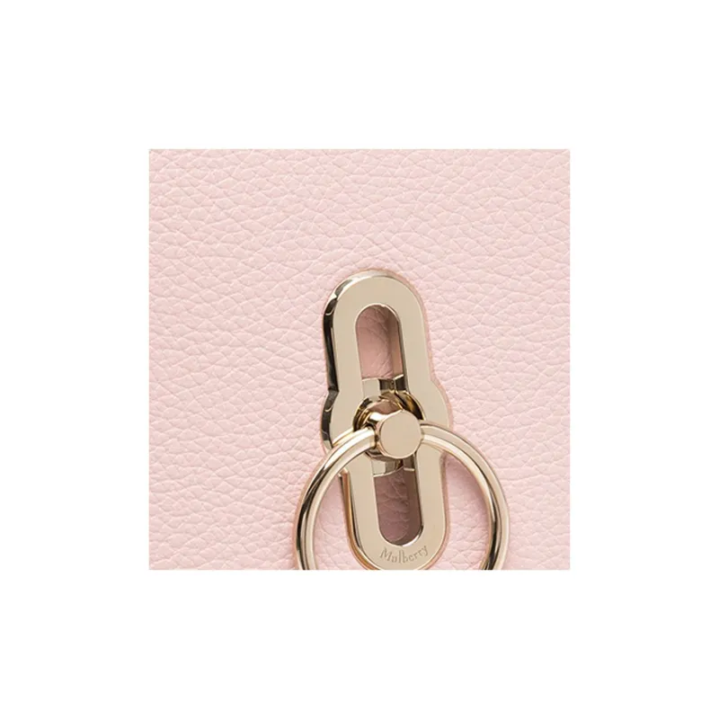 Mulberry Leather Crossbody Bag Shoulder Bag Women's Pink-4