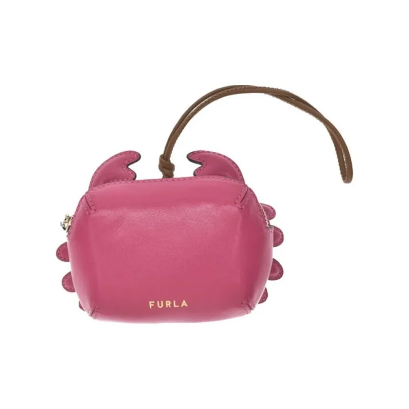 Furla Allegra Calfskin Handheld Coin Purse Women's Purple-3