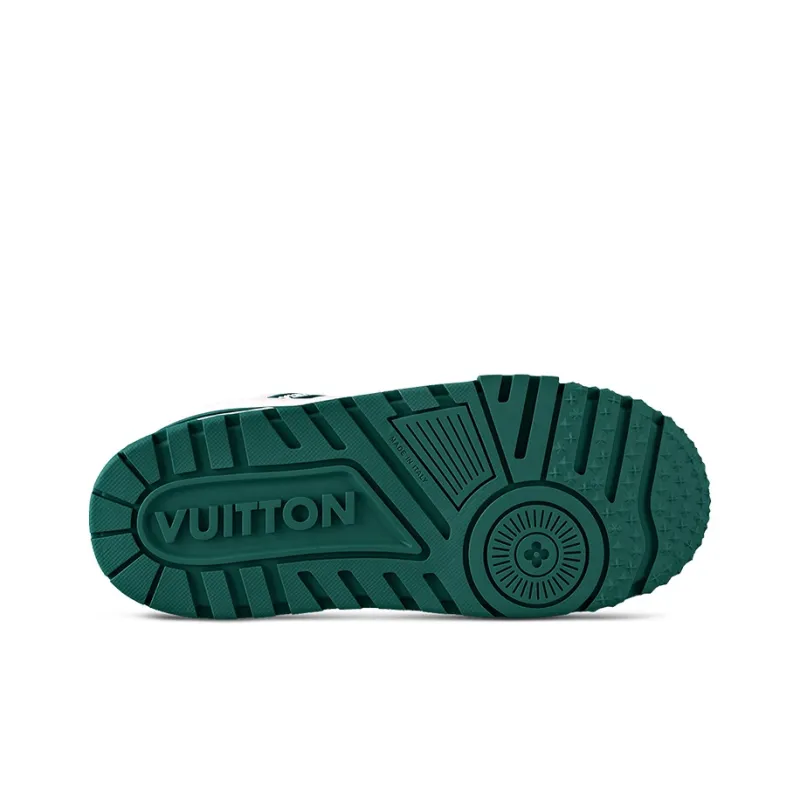 LOUIS VUITTON LV Trainer Maxi Sneaker White Green-4