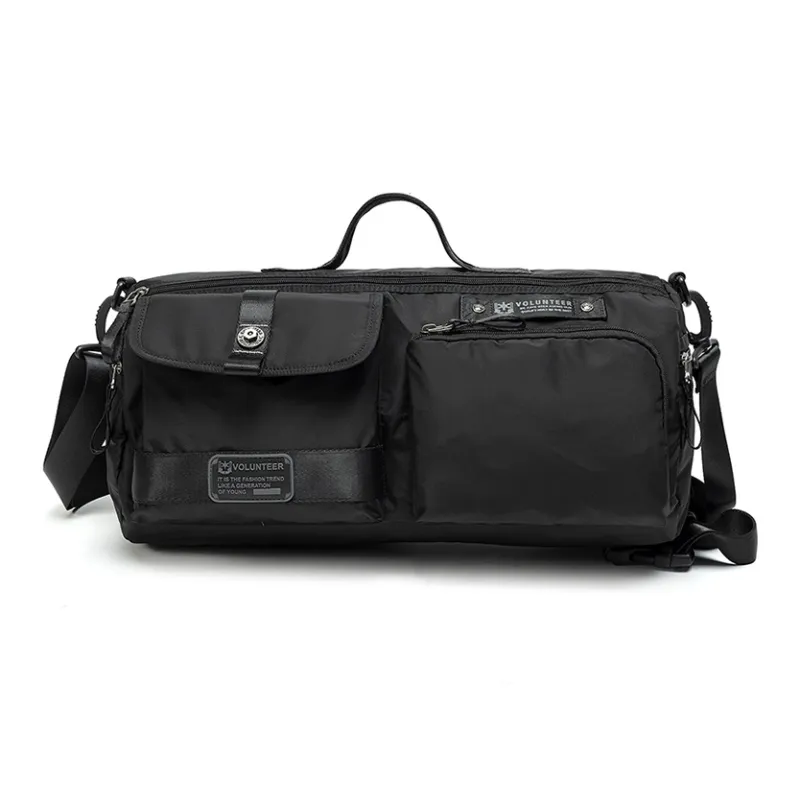 Volunteer Oxford Handbags Travel Bags Large Size Men's Black/Army Green/Gray/Coffee-0