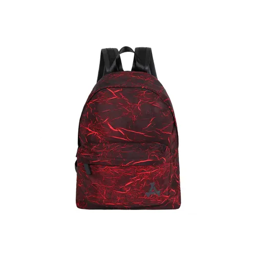 KONADCT Polyester Large Capacity Practical Commute Backpack Stripes Backpack Unisex