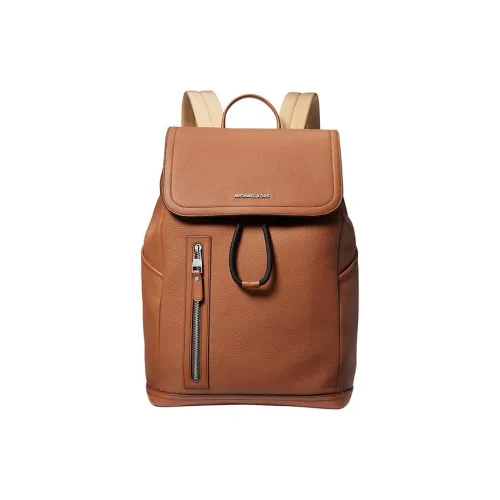 MICHAEL KORS Hudson Leather Backpack Men's Brown