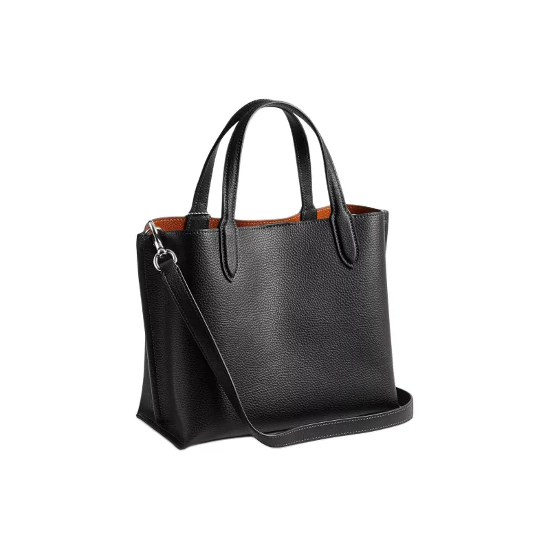 COACH Disney Collaboration Willow Leather Tote Bag Leather Shoulder Bag Crossbody Bag Handbag Medium Size Women's Black-1