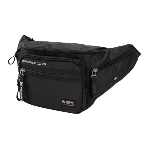 Volunteer Oxford Fanny Pack Men's Black/Gray/Green-3