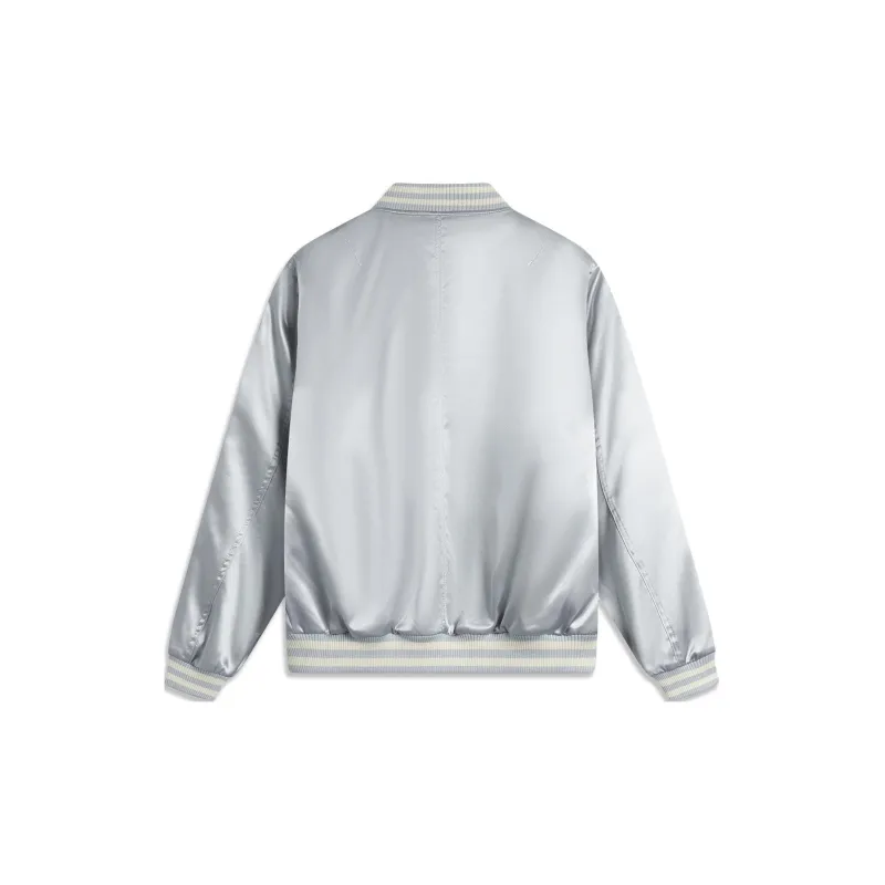 LiNing Skateboard Puffer Jacket Men's Mist Gray-1