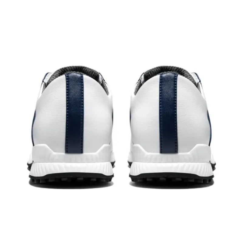 PGA Abrasion Resistant Slip Resistant Low Top Golf Shoes Men's White Blue-3