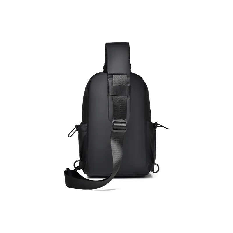 Slazenger Nylon Shoulder Bag Crossbody Bag Fanny Pack Sling Bag Regular Unisex Black/Gray/Blue-2