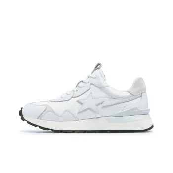 BAPE A BATHING APE Bape Sta Leather Low 'White'