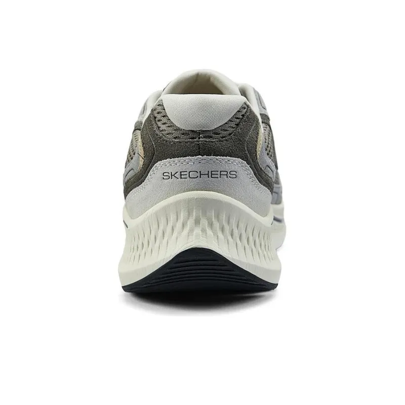 Skechers Go Run Consistent 2.0 Durable Breathable Lightweight Low Top Casual Shoes Men's Gray Brown-3