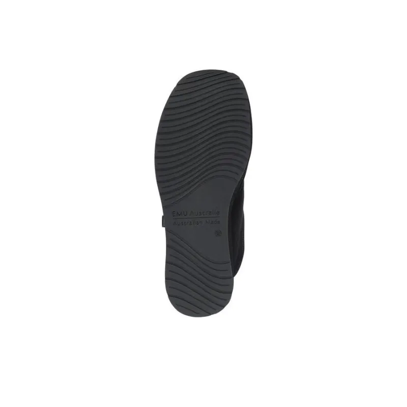 EMU Australia Rubber Sole Wrap-toe Slippers Men's Black-3