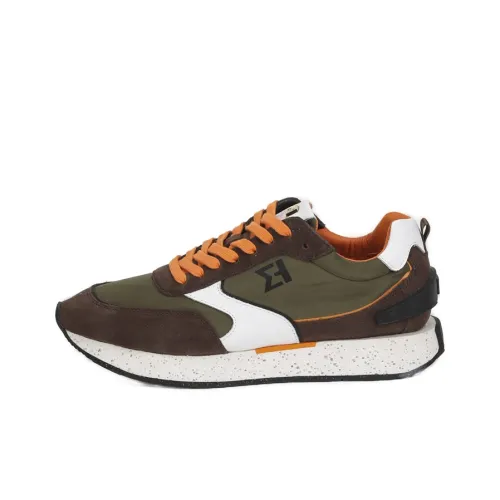 ELHANN.H Casual Shoes Men Low-Top Brown