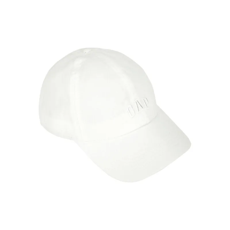 GAP Cotton Baseball Caps Men's White-0