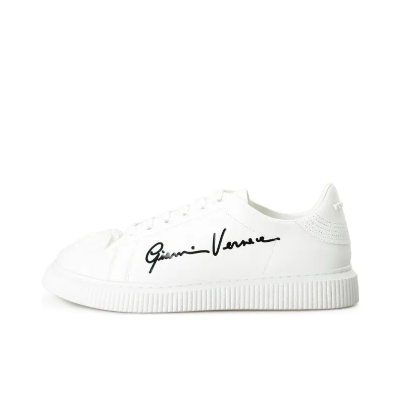 VERSACE Medusa Low 'Gianni VERSACE Signature Print - White'-5