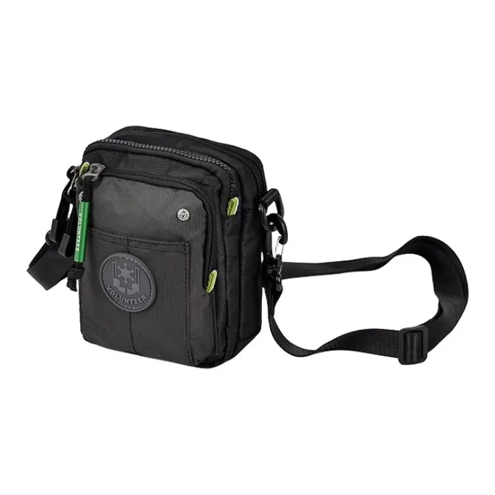 Volunteer Oxford Shoulder Bag Crossbody Bag Small Size Men's Black/Gray Green/Army Green-3