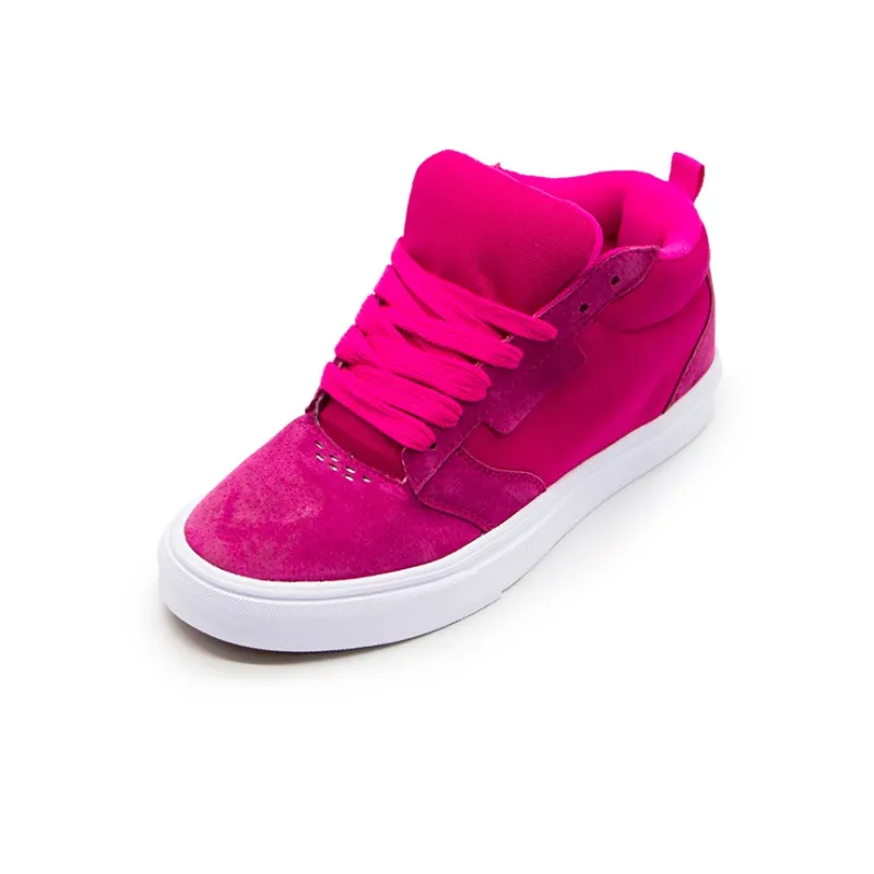 VXDT Wear Resistant Slip Resistant High Top Skateboard Shoes Unisex Dragon Fruit Red-2