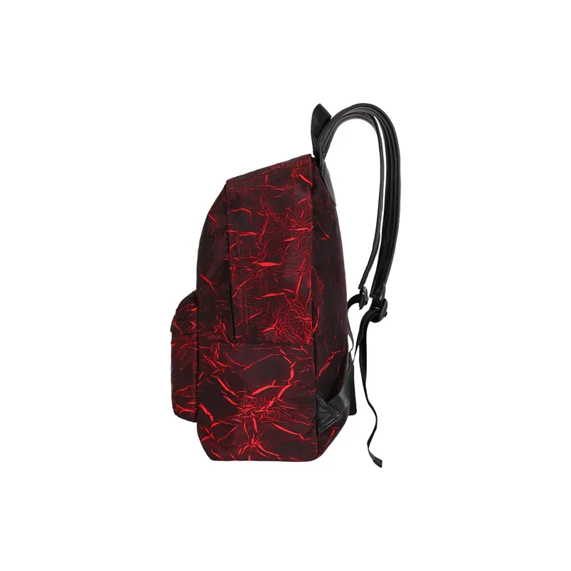 KONADCT Polyester Large Capacity Practical Commute Backpack Stripes Backpack Unisex-2