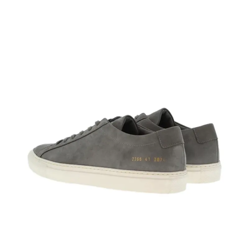 COMMON PROJECTS Original Achilles Nubuck Low 'Warm Grey'-3